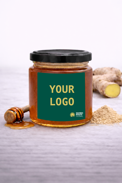 Ginger Infused Raw Honey - 20 Jars x 230g